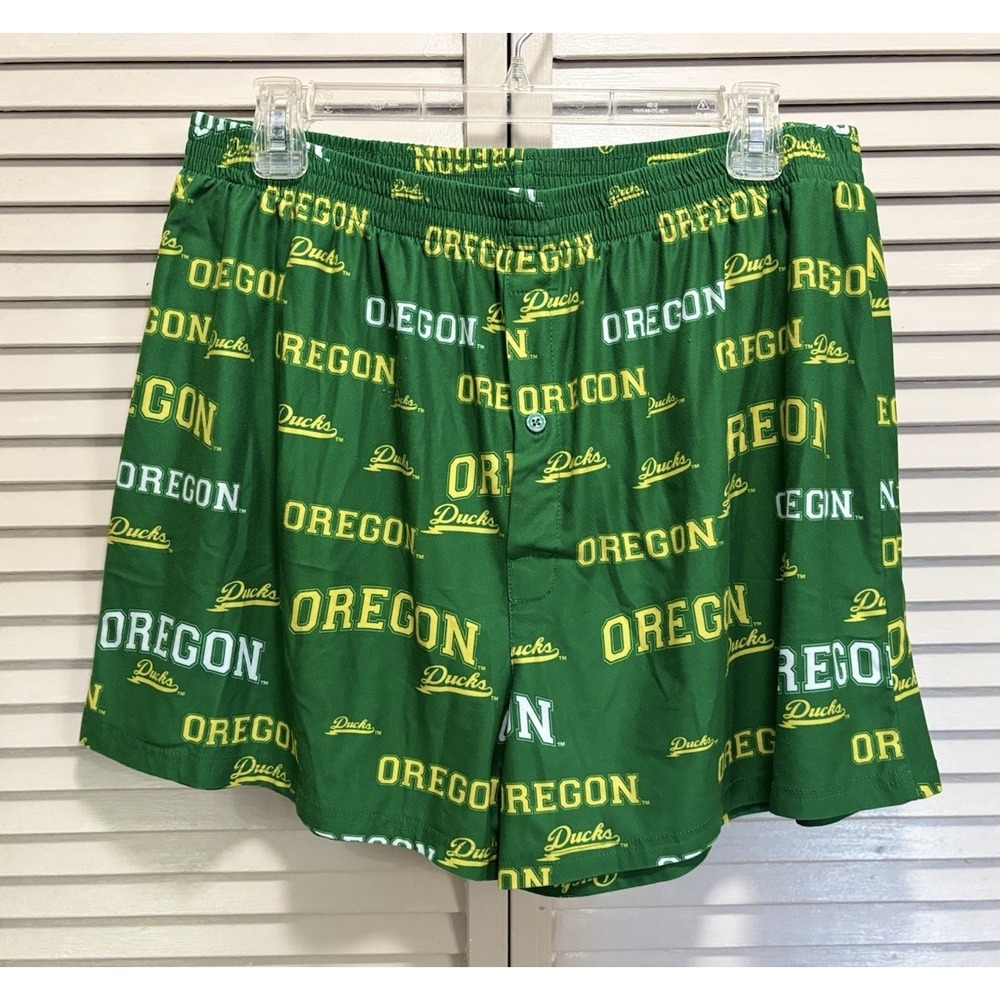 Oregon Ducks Football Boxer Lounge Logo Shorts Men's Size XL Concepts College
